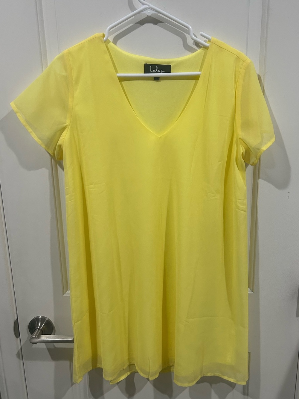 Lulu's Sunny Yellow Freestyle Shift Dress